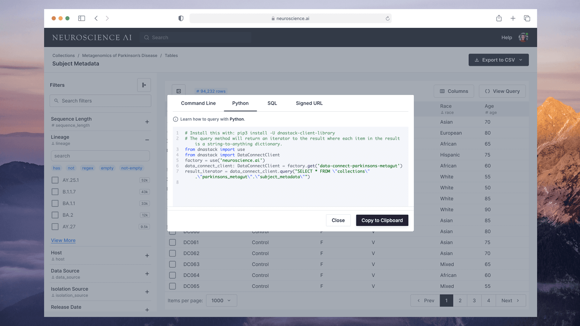 Explorer final UI: Analyze