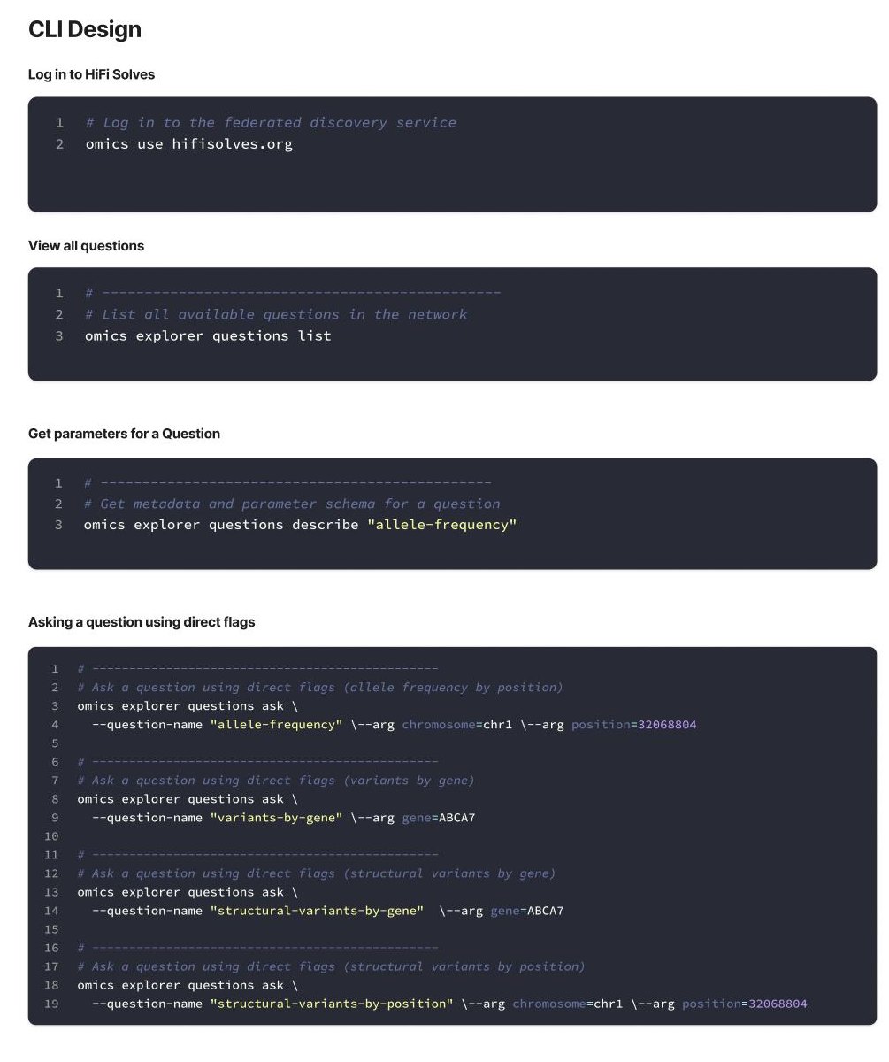 CLI design for asking Questions from the command line